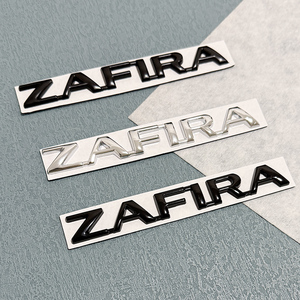 Letras Metálicas 3D para Coche, Adhesivos con Logotipo de Palabras, <span class=keywords><strong>Opel</strong></span> ZAFIRA, Emblema del Alfabeto para Maletero Trasero, Decoración, Protección de la Carrocería - Product Image 1
