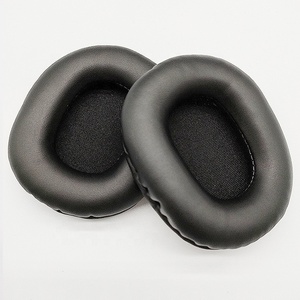Almohadillas para los oídos <span class=keywords><strong>ATH</strong></span> M10 M20 M30 M35 M40 M45 <span class=keywords><strong>M50</strong></span> Pro5, almohadillas ovaladas con reducción de ruido, Funda de cuero PU, almohadillas de espuma de repuesto para los oídos - Product Image 3