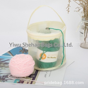 Nouveau <span class=keywords><strong>sac</strong></span> <span class=keywords><strong>de</strong></span> rangement pour fils à tricoter DIY, organisateur <span class=keywords><strong>de</strong></span> fils en maille respirante, utilisation en chambre à coucher, rangement <span class=keywords><strong>de</strong></span> laine, transfrontalier en stock, vente en gros - Product Image 3