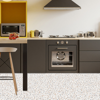 Exploiter Großhandels preis Square Terrazzo Vinyl boden Große Qualität Peel and Stick Indoor Decor PVC Bodenfliesen