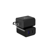 Pengisi daya ponsel Universal QC 2024, pengisi daya dinding Tipe c usb untuk rumah dan perjalanan dengan colokan EU US UK