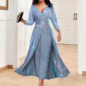 long evening dresses for petite ladies Xscape Petite Asymmetric Front Slit Evening Gown - Plum main image 1