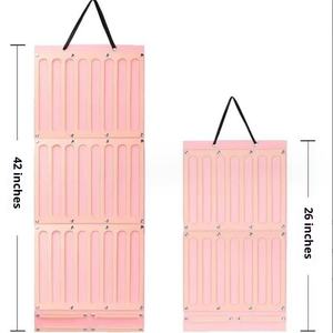Bolsa de almacenamiento minimalista para sombreros de gran venta-Almacenamiento de horquillas-Bolsa organizadora colgante de joyería de fieltro - Product Image 5