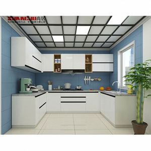 Style américain Élégant Projet De <span class=keywords><strong>Cuisine</strong></span> Armoires Cuisines <span class=keywords><strong>Sans</strong></span> Poignées - Product Image 4