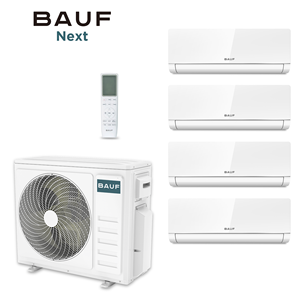 <span class=keywords><strong>BAUF</strong></span> A+++ 1 bis 4 Multi-Split Klimaanlage 30000BTU Inverter Wärmepumpe R32 Wandmontierte Klimaanlage Multi-Zonen-Split-Klimagerät - Product Image 1
