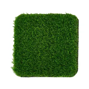 Sell high-quality good tiles natural puzzle wholesale cheap football landscape turf garden decoration green soft synthetic