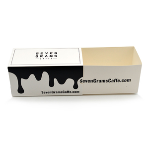 Scatola di biscotti personalizzata biodegradabile in cartone per caffè - Product Image 3