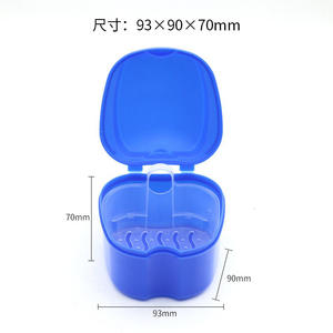 Estuche de Almacenamiento para Dentaduras Postizas de Doble Capa con Función para Colgar, Estuche para Retenedores de Dentaduras Postizas de Boca Completa, Estuche Dental para Dentaduras Postizas - Product Image 4
