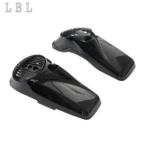 Couvercle de sacoche de selle de <span class=keywords><strong>moto</strong></span> avec trou de haut-parleur adapté pour harley touring <span class=keywords><strong>14</strong></span> +. - Product Image 2