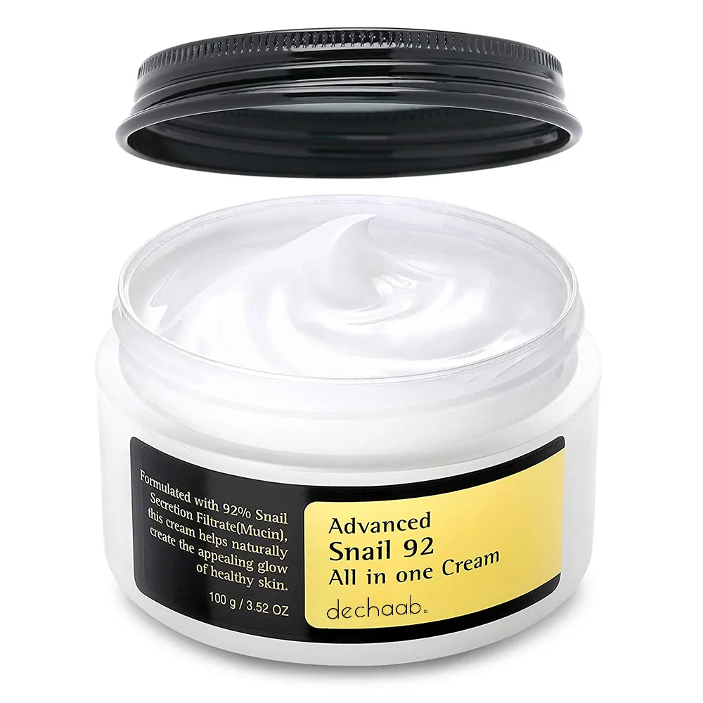 Private Label Face Moisturizing Whitening Repair Snail Cream For All Skins