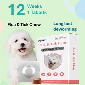 Anti-Puces et <span class=keywords><strong>Tiques</strong></span> pour Chiens 40-56kg – <span class=keywords><strong>Protection</strong></span> Longue Durée 12 Semaines – Très Palatable, Ultra Sûr, Soutien Immunitaire et Santé - Product Image 2