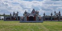 Cours d'assaut gonflable d'obstacle de maison de rebond de cavalier de guerrier de Ninja de qualité commerciale pour l'aventure extérieure d'adultes et d'enfants