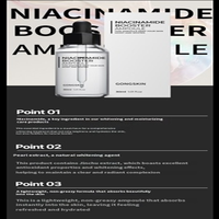 TAZO COMPANY NIACINAMIDE BOOSTER AMPOULE - Sérum coréen éclaircissant et hydratant pour femmes, minimise les pores, renouvelle la peau, anti-âge