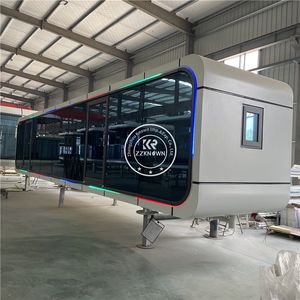 Casa Cápsula Prefabricada de Acero, Impermeable, Tipo Hotel, Contenedor, Móvil, Pequeña, de Lujo, para Dormir al Aire Libre - Product Image 6