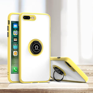 Vendita all'ingrosso cavalletto magnetico di 360 gradi porta anello custodia trasparente per Apple <span class=keywords><strong>iPhone</strong></span> <span class=keywords><strong>6s</strong></span> <span class=keywords><strong>Cover</strong></span> posteriore della cassa del telefono con logo personalizzato - Product Image 4