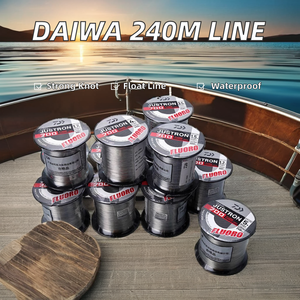 Línea de Pesca <span class=keywords><strong>DAIWA</strong></span> de 240m/300m, Super Resistente, de Fluorocarbono y Fibra de Carbono, Resistente al Agua, Suave, para Pesca en Ríos y Lagos - Product Image 2