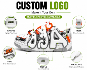<span class=keywords><strong>Sneakers</strong></span> Chunky Y2K personnalisées, chaussures streetwear à marque privée, OEM ODM, chaussures plateforme pour hommes et femmes - Product Image 2
