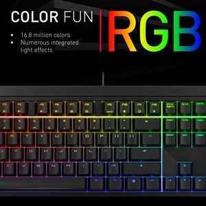 Clavier de jeu filaire Cherry 2.0s avec éclairage RVB et différentes options de commutation : Noir, Bleu, Marron Cherry MX 2.0s filaire - Product Image 4