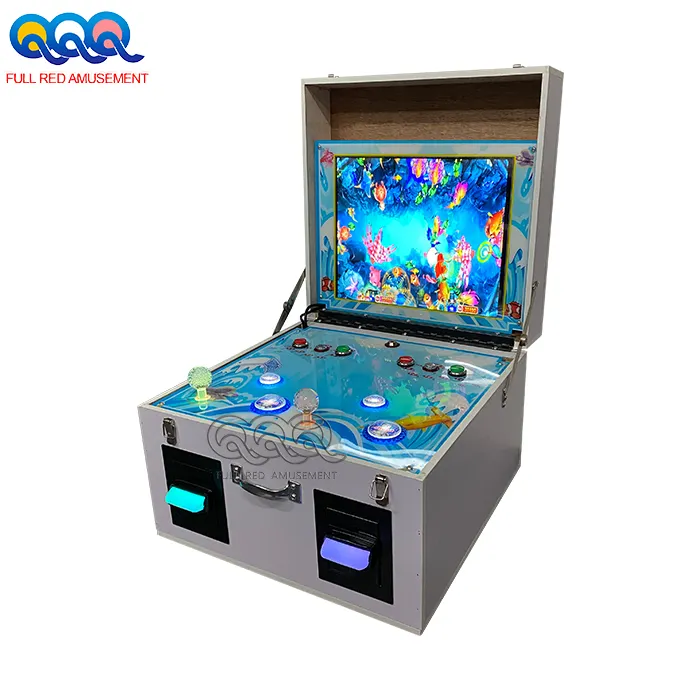 2 Pemain Permainan Ikan 35 Di 1 Terbaru 40% Tahan Meja Portable Slot Kasino Permainan Judi Mesin untuk Dijual