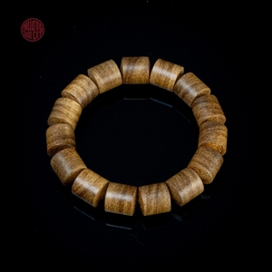 พิเศษ agarwood Lu thong กำไลไม้ไผ่ลูกปัด12มม. เกรดพิเศษเครื่องประดับไม้แท้หรูหรา - Product Image 2