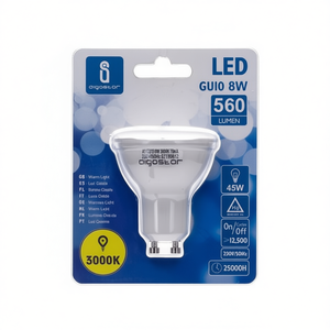 Aigostar LED GU10 Bulb 8W 3000K Warm Light 560Lumen 25000H Lifespan - Product Image 2
