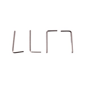 مفتاح ألن سداسي على شكل حرف L من الفولاذ الكربوني، مقاسات 2 مم و2.5 مم و3 مم و4 مم و5 مم، مفتاح سداسي ثنائي الاتجاه - Product Image 4