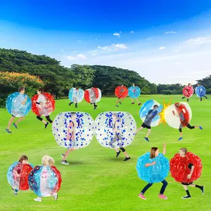 Pelota táctil inflable de 60 cm, parachoques para el cuerpo al aire libre, bolas competitivas cuadradas de colisión inflables para niños, Juego