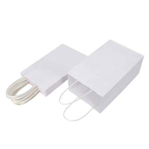 Bolsas de Papel Kraft para Comida para Llevar KM Coffee, Bolsas de Papel Kraft Grandes para Comestibles con Asas - Product Image 3