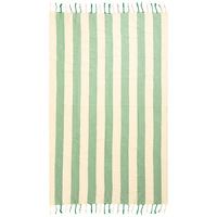 Embroidered Logo Cotton Turkish Towel Edge-Bound Tassels Yarn-Dyed Striped Pattern Quick-drying Adult Bath Beach Towel Plain