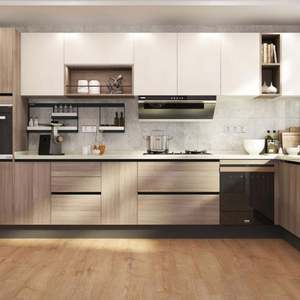 Modern Italian Wooden Cabinetry Wholesale Custom High Light Design Island Cabinetry Wholesale for Home Kitchen <b>Cabinet</b> - Product Image 6