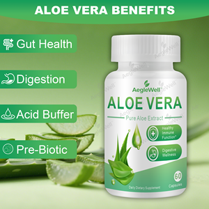 Aeglewell OEM ODM Capsule di Aloe Vera Biologica, Capsule di Estratto Puro di Aloe, Funzione Immunitaria Sana, Prodotto in Stabilimento GMP - Product Image 3