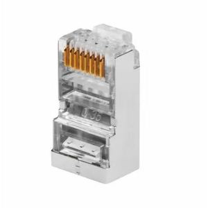 ขั้วต่อสายเคเบิลอีเธอร์เน็ต Cat 6 STP 8P8C แบบมีฉนวนป้องกัน RJ45 - Product Image 2