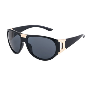 European Style Oversized Sunglasses For <b>Men</b> UV400 PC Frame Oval Lens High End <b>Cross</b> Border Eyewear - Product Image 5