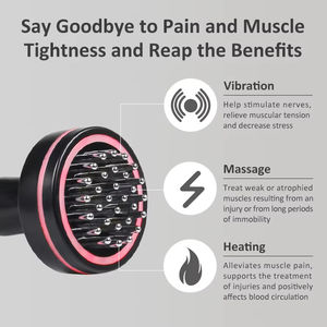 Appareil de massage musculaire portatif à micro-courant chauffant et vibrant pour le corps, amincissant et anti-cellulite - Product Image 3