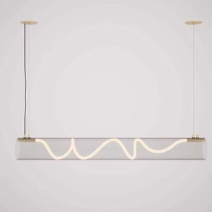 Italian Designer Modern Minimalist Pendant <b>Light</b> for Restaurant Art Deco Style Counter Bar Lighting Irregularly <b>Chandelier</b> - Product Image 4