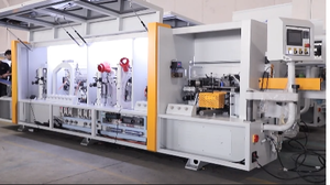 Machine <span class=keywords><strong>de</strong></span> meubles en bois Mdf Pvc Abs pré-fraisage <span class=keywords><strong>coin</strong></span> arrondi Kdt machine à plaquer les chants automatique avec polissage - Product Image 4