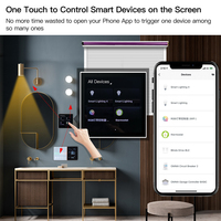 SLS 4 pouces Smart OLED écran tactile panneau de commande WIFI Zigbee Tuya Android passerelle multifonctionnelle pour les appareils domestiques intelligents