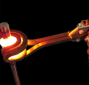 Yeni taşınabilir indüksiyon ısıtma bakır boru lehim makinesi üretim tesisleri PLC motor pompası için kolay kullanım çelik malzeme - Product Image 6
