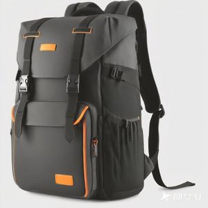 Sac à dos de photographe étanche en cuir végétalien de qualité supérieure, vente en gros directe usine BSCI - Product Image 6