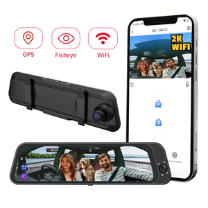 Carlover Cámara para Coche 4K de 3 Canales con IA, Pantalla de 9.66 Pulgadas, GPS, WIFI, ADAS, Grabación en Bucle, Delantera/Trasera, Resistente al Agua, Grabador de Video, 1 Año - Product Image 1