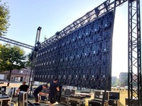 Venta al por mayor de fábrica directa de la venta P4 960*480mm pantalla LED etapa PUBLICIDAD MEDIOS eventos ascensor DJ cabina 4mm paso de píxeles