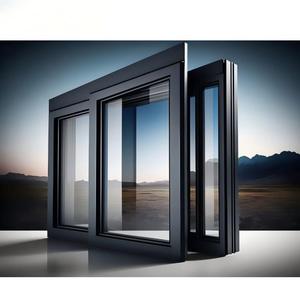 Ventana Corredera de Tres Vías para <span class=keywords><strong>Restaurante</strong></span>, con Doble Acristalamiento, Perfil de Aluminio y Vidrio Moderno, Estilo <span class=keywords><strong>Hacienda</strong></span> Mexicana - Product Image 6