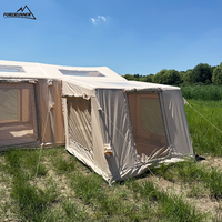Carpa de Camping Resistente para Venta al por Mayor, Carpa Grande para Exteriores de Montaje Rápido con Cuatro Habitaciones, Refugio para Glamping, Proveedores de Campamentos