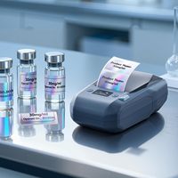 Étiquettes d'expédition permanentes imperméables M2/M3, durables, en argent métallisé laser, autocollantes avec forte adhérence et finition brillante