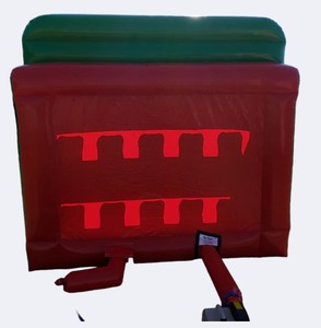 บ้านลมเป่าลมธีมคริสต์มาส ตกแต่งด้วยซานต้าและของเล่น สำหรับงานปาร์ตี้คริสต์มาสและกิจกรรมเด็ก - Product Image 5