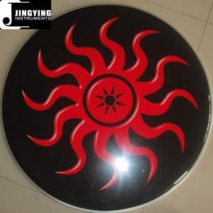 2024 Jingying musica Drum Heads serie, commercio all'ingrosso materiale PET 18 20 22 pollici colorato <span class=keywords><strong>grancassa</strong></span> pelli - Product Image 5