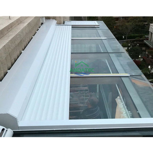 Persianas de techo con control remoto modernas personalizadas directas de fábrica, persianas enrollables automáticas de aluminio para tragaluz, persianas para ventanas - Product Image 1