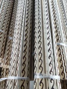 <strong>Half</strong> <strong>round</strong> white teak alin <strong>wood</strong> hot pressed <strong>mouldings</strong> for door frame window ceiling trim furniture and so and on - Product Image 3