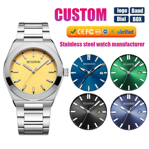 Montre de mode pour homme, montre-bracelet à quartz, montre pour homme d'affaires, logo personnalisé, montres en acier inoxydable, fournisseur de montres en Chine - Product Image 1