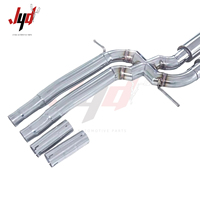Tuyaux d'échappement en acier inoxydable poli miroir de haute qualité JYD pour Audi S4 S5 B8 B8.5 3.0T, silencieux à valve électronique avec télécommande